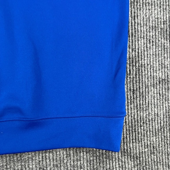 Antigua Bridgestone Pullover Vest Mens Large Blue Sleeveless 1/4 Zip Mock Neck - Picture 6 of 13